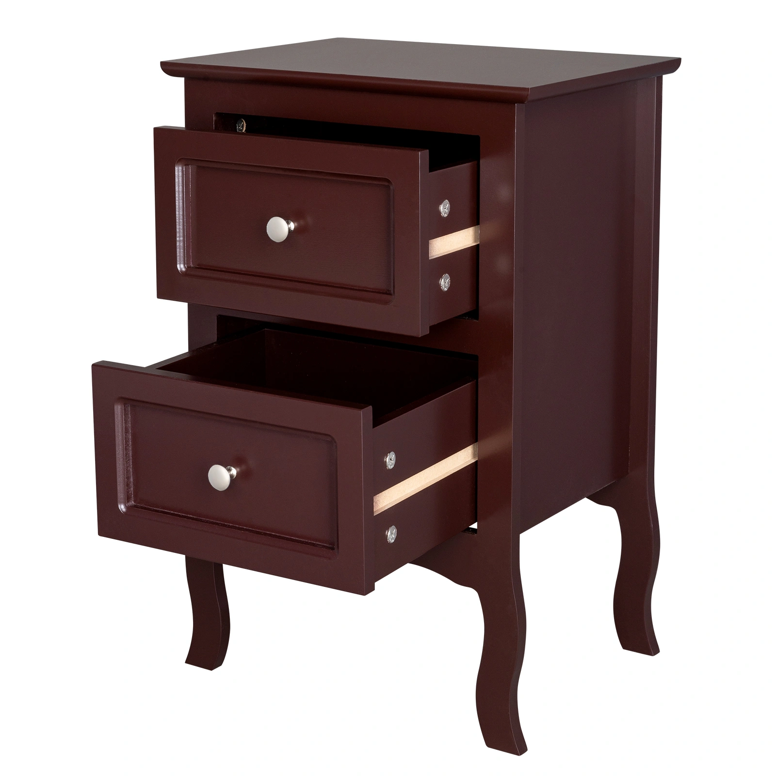 2pcs Country Style Two-Tier Night Tables Large Size Grown view 10