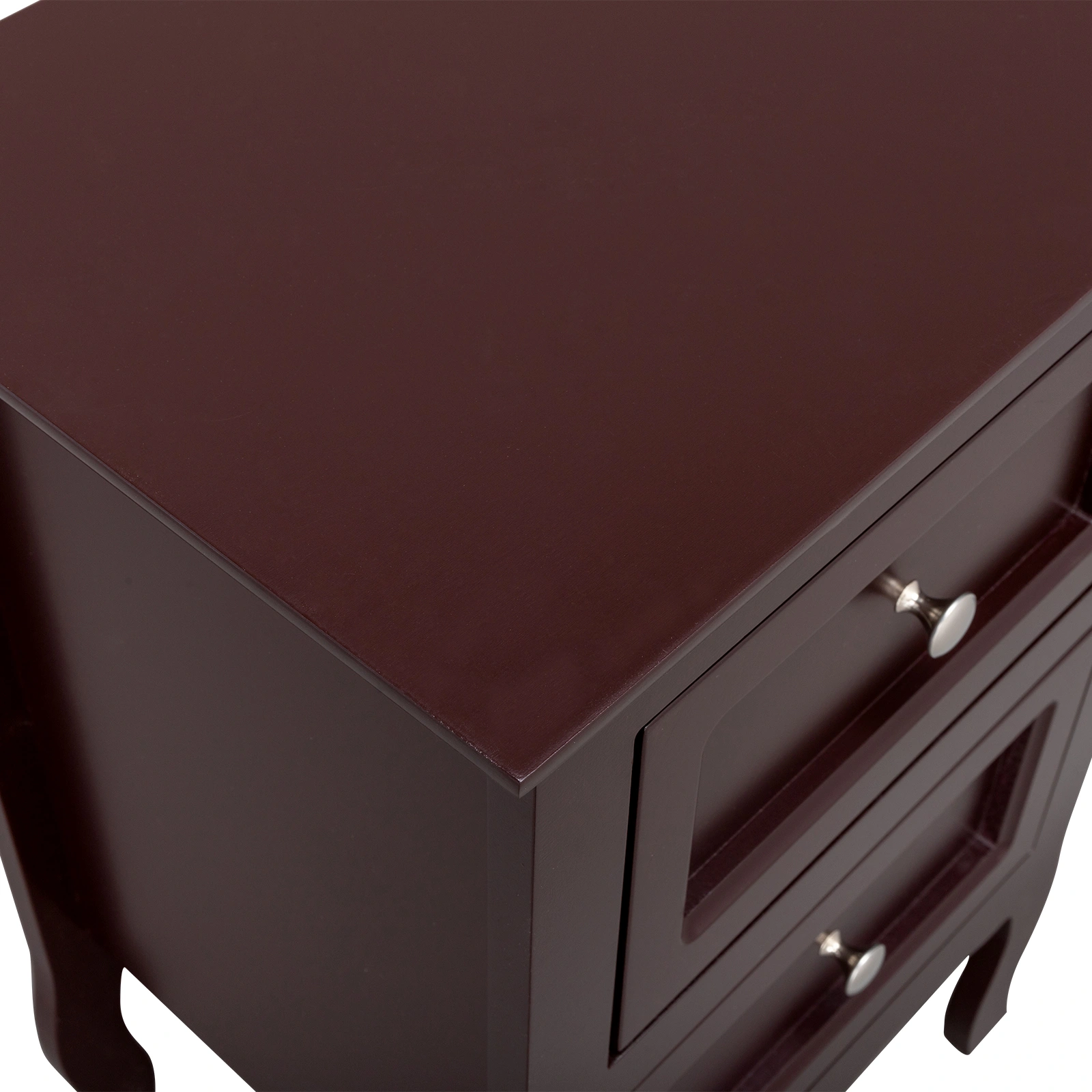 2pcs Country Style Two-Tier Night Tables Large Size Grown view 19