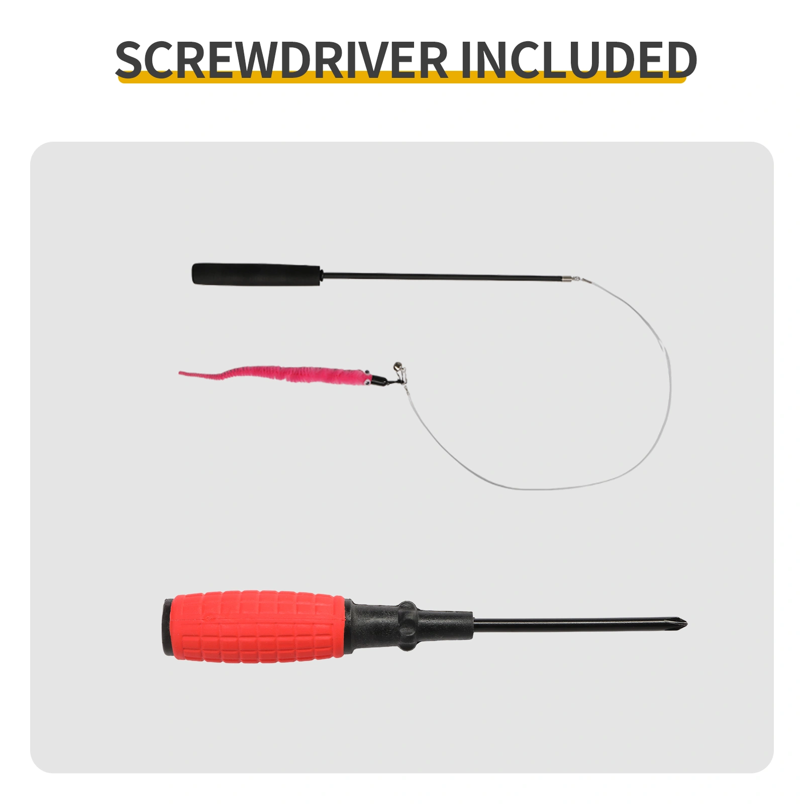 80*34*86CM, Off-white PP track connector assembly, circular design with gray carpet + 1 cat teaser stick, 15kg cat treadmill view 8