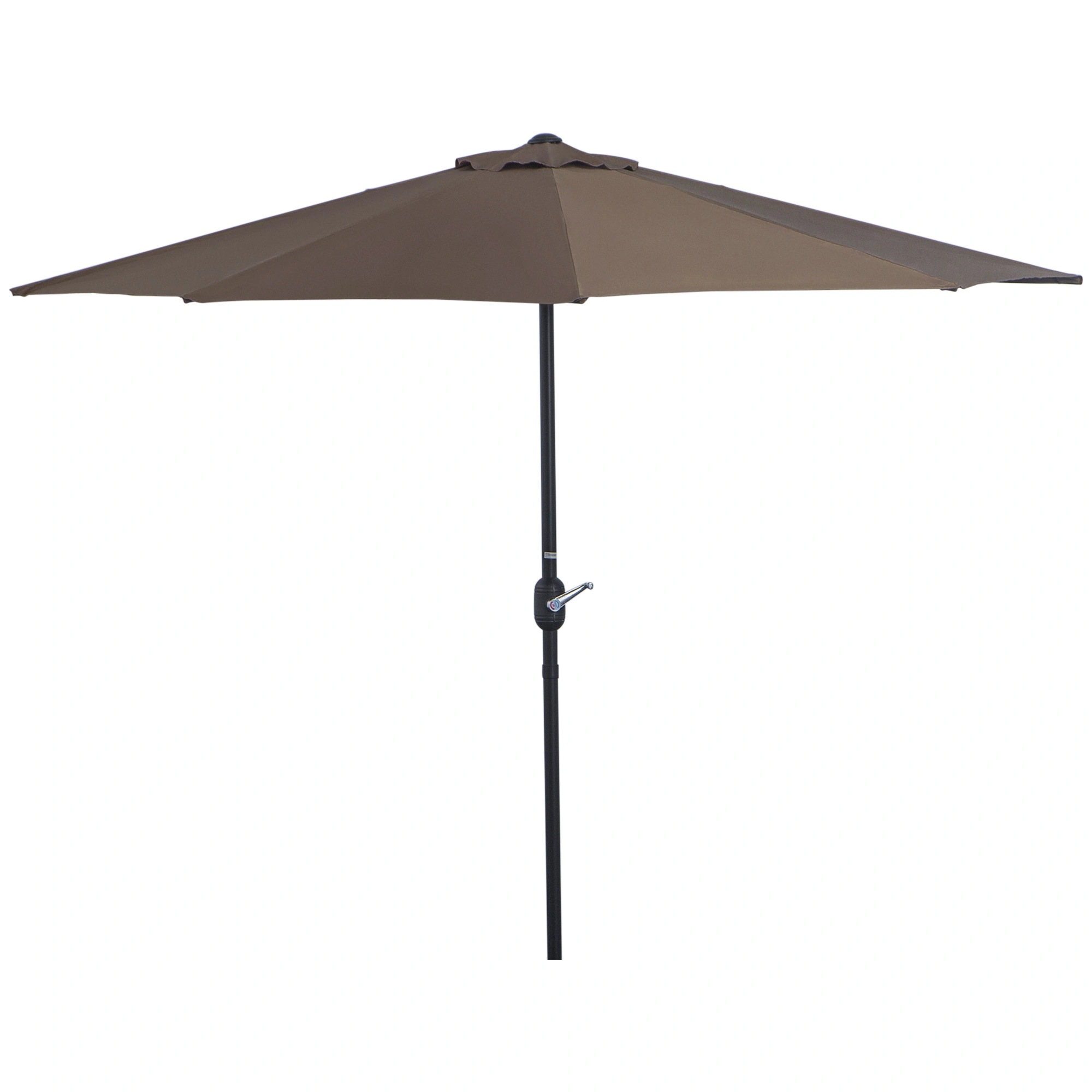 Wall Mounted Umbrella Holder with 4 Hooks, Rust-Resistant Metal Umbrella Rack for Home & Office, Matte Black view 2