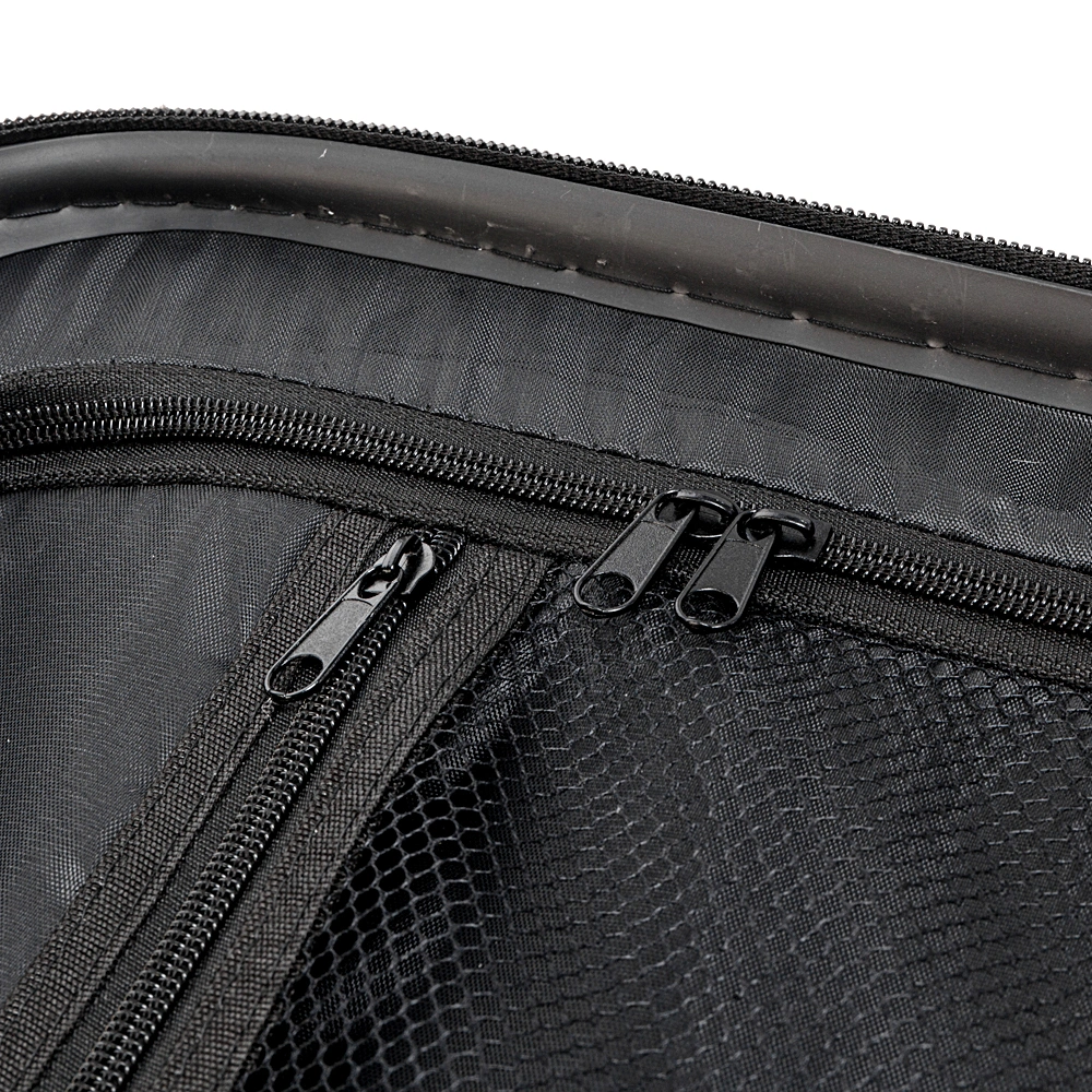 ABS Trolley Case 20in 24in 28in 3PCS Suitcase Set Striped Textured Suitcase Silver Gray view 16