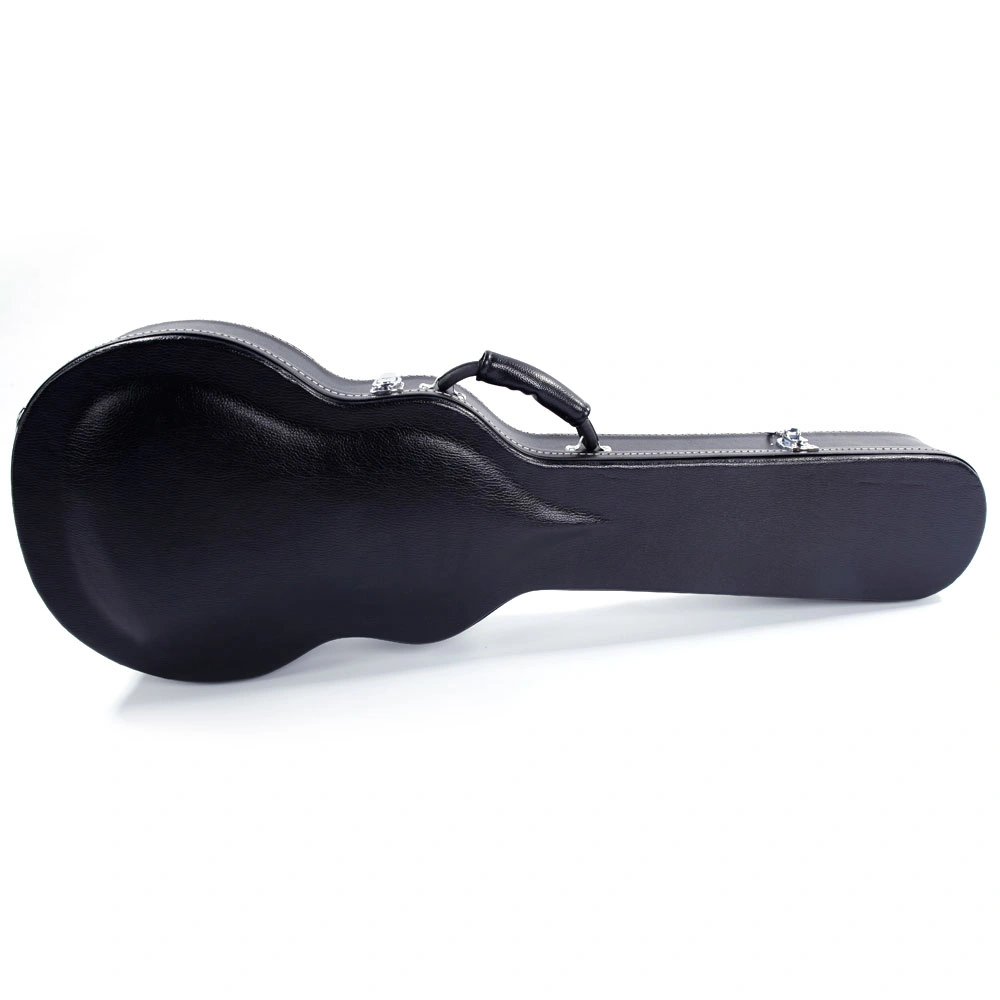 High Grade Electric Guitar Hard Case for GLP Style Electric Guitar Microgroove Bulge Surface Black view 12