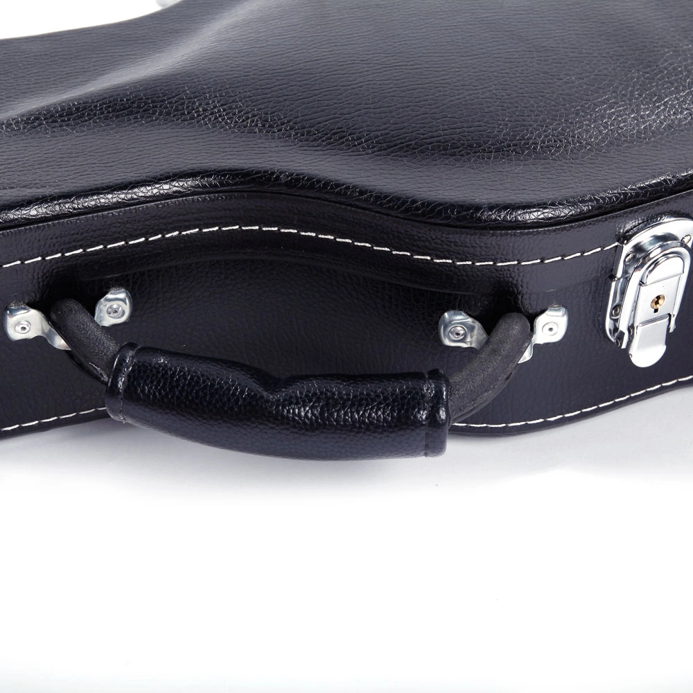 High Grade Electric Guitar Hard Case for GLP Style Electric Guitar Microgroove Bulge Surface Black view 16