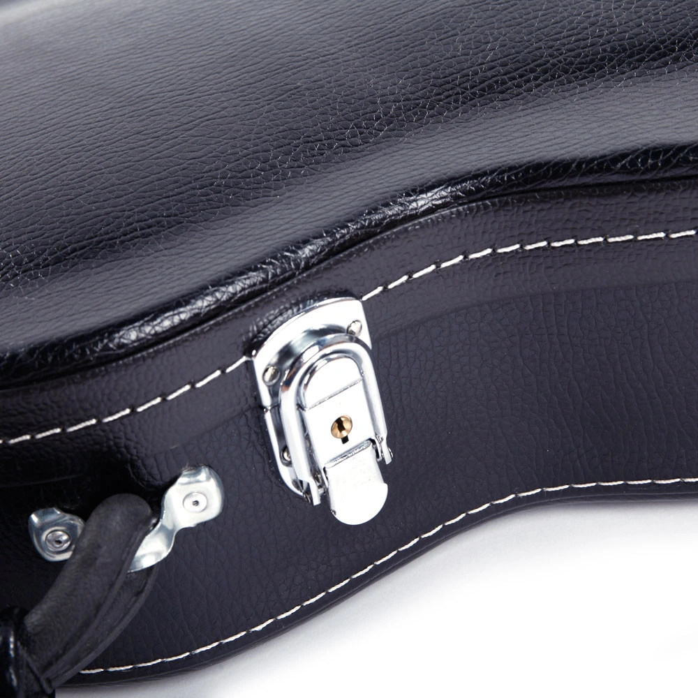 High Grade Electric Guitar Hard Case for GLP Style Electric Guitar Microgroove Bulge Surface Black view 17