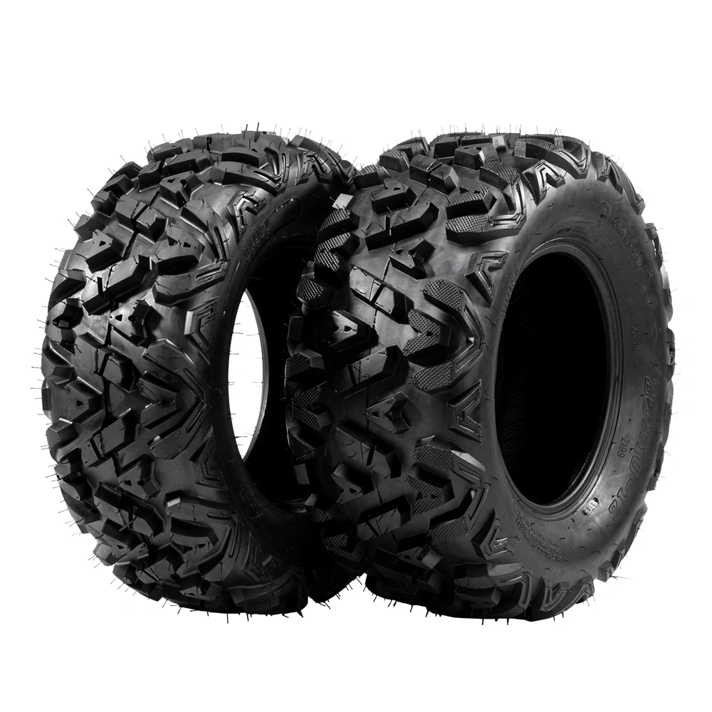 Complete Set of 4 All Terrain ATV UTV Tires 25x8-12 Front & 25x10-12 Rear 6PR Tubeless view 13