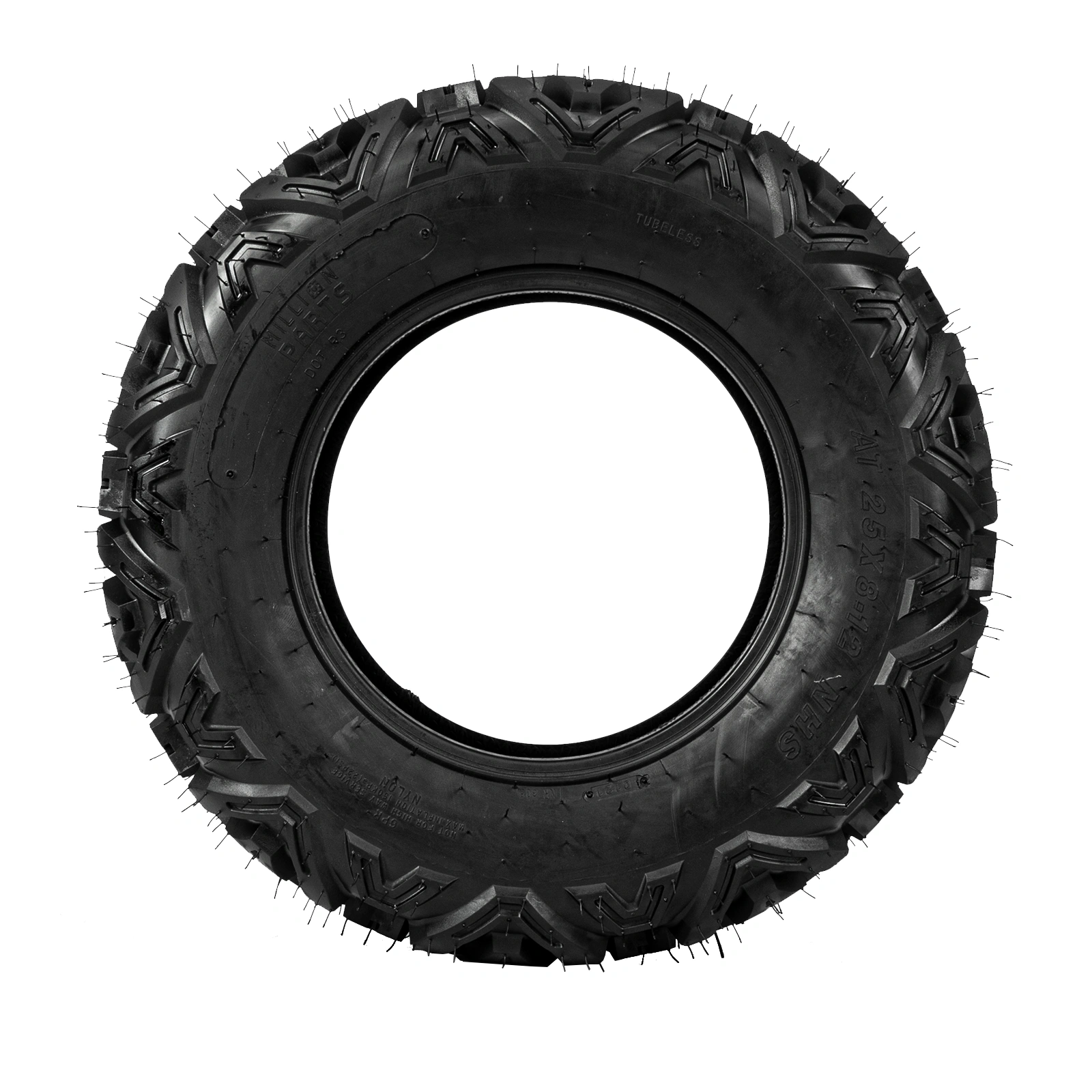 Complete Set of 4 All Terrain ATV UTV Tires 25x8-12 Front & 25x10-12 Rear 6PR Tubeless view 19
