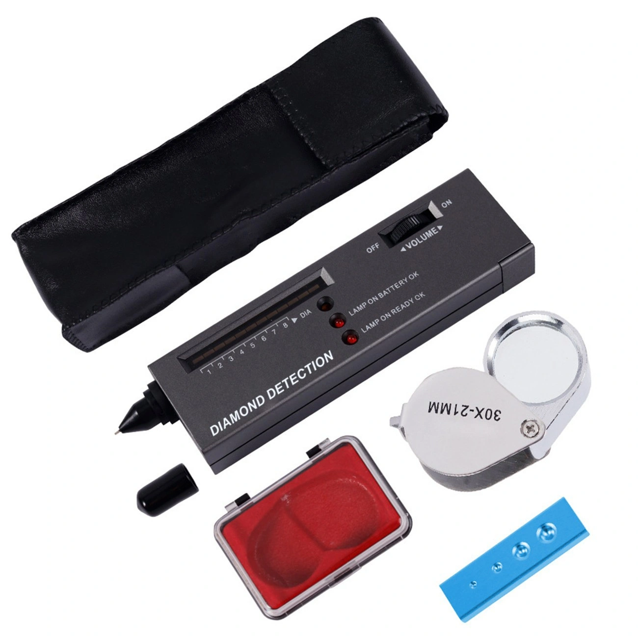Portable Gemstone Diamond Tester Pen - Jeweler Thermal Conductivity Testing Tool Kit with US Shipping via USPS/DHL/FedEx/UPS - TK/TMEU Self-Pickup