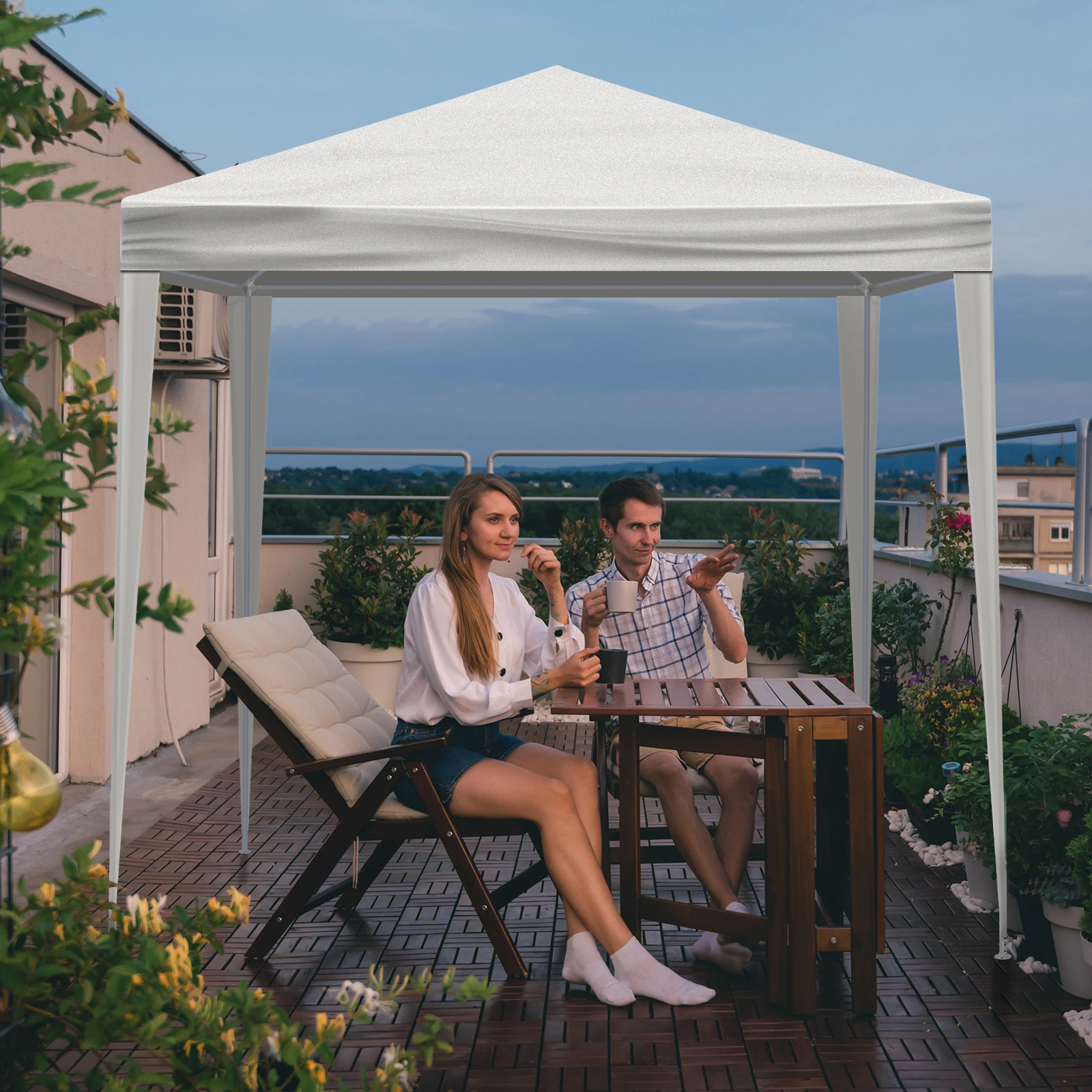 6.5x6.5FT Four Sides Portable Party Tent view 11