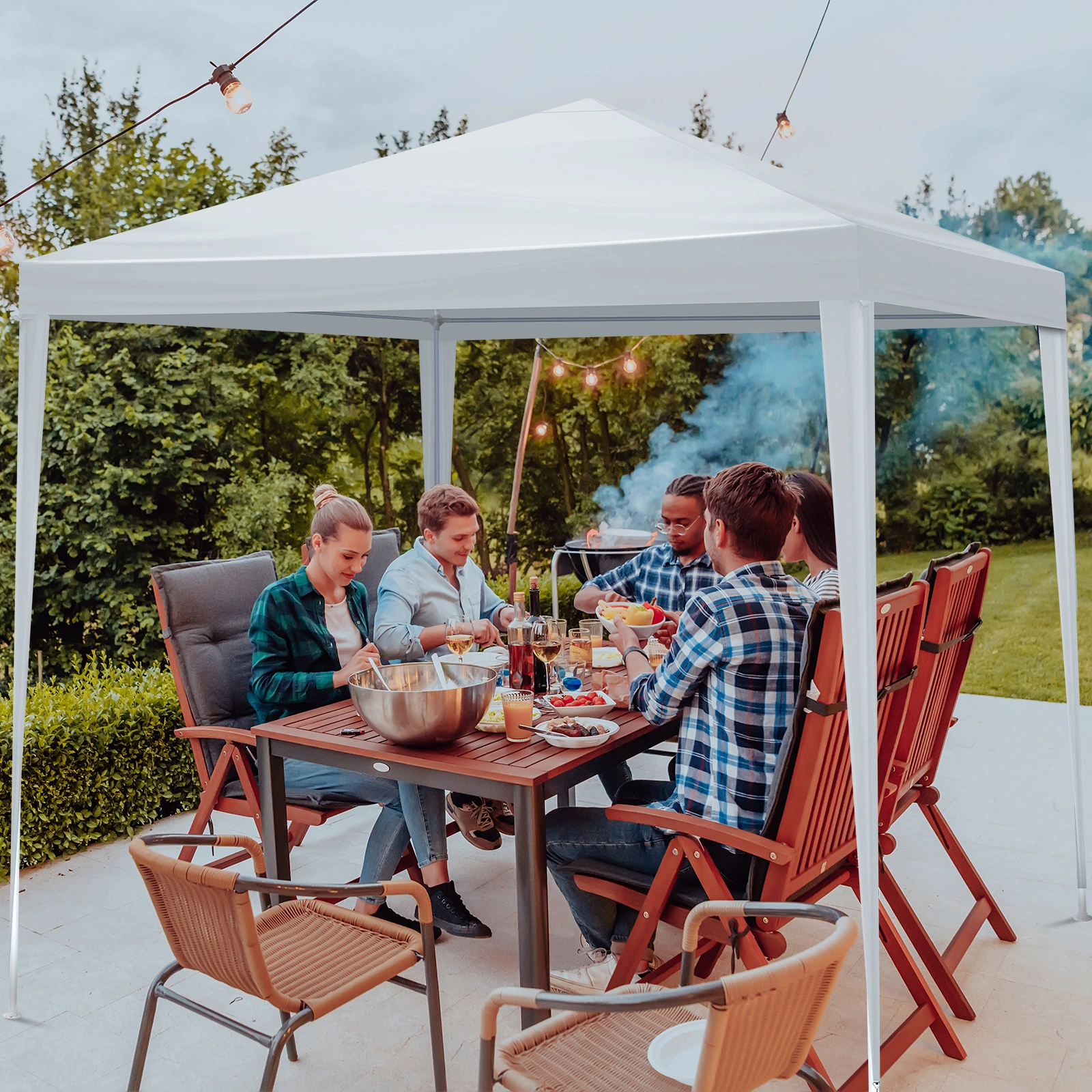 6.5x6.5FT Four Sides Portable Party Tent view 13