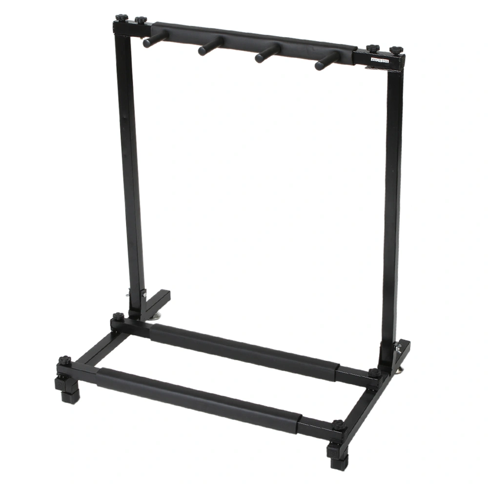 Triple Folding Guitar Rack Stand - 3-Way Acoustic Electric Guitar Holder Display Stand