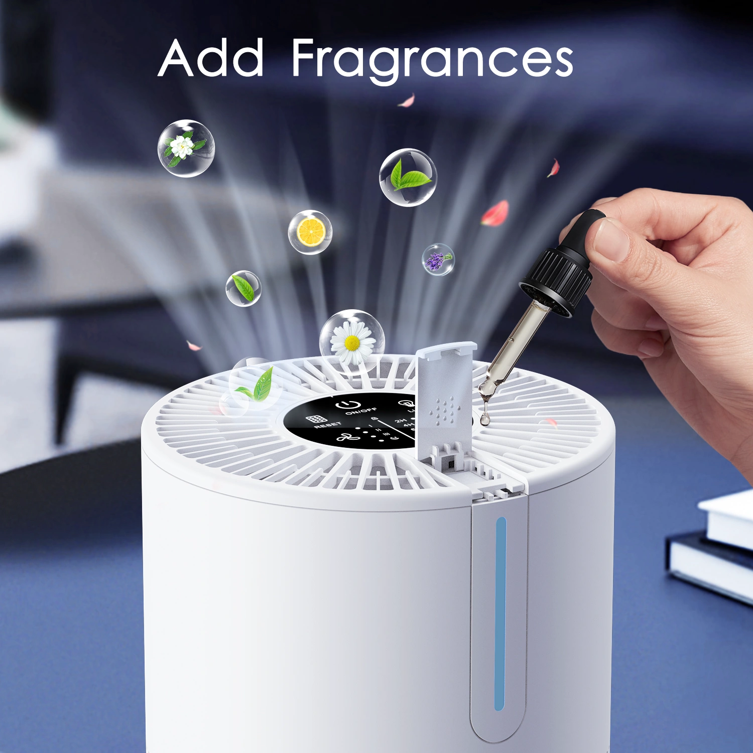 MOOKA Air Purifier with HEPA Filter, 300 Sq Ft Coverage, Removes Odor Dust Mold Pollen Allergens Smoke for Home Bedroom Office view 7