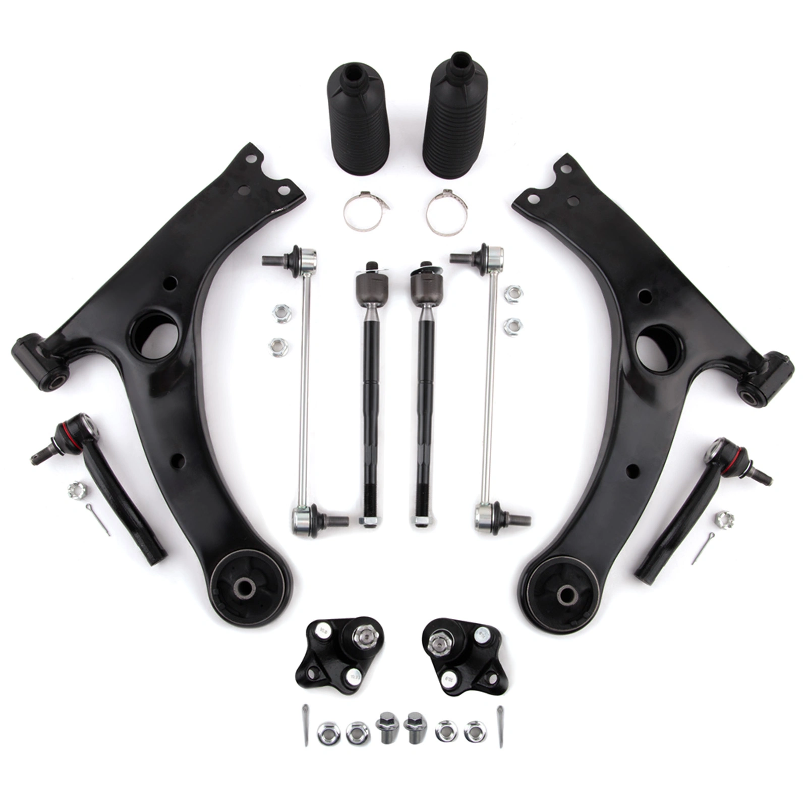 Suspension Inner & Outer Front Lower Control Arm Fit For Toyota Corolla 2003-2008 All Models K640361, K640360, K90309, K80230, EV470, ES80432, ES80431 view 2