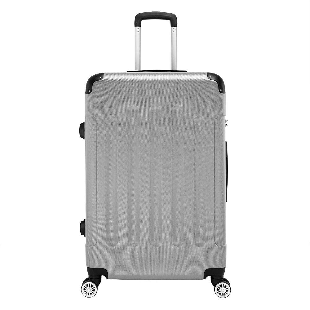 3 Piece Lightweight ABS Carry-on Suitcase Set, 4 Spinner Wheel Hand Luggage Trolley Case view 3
