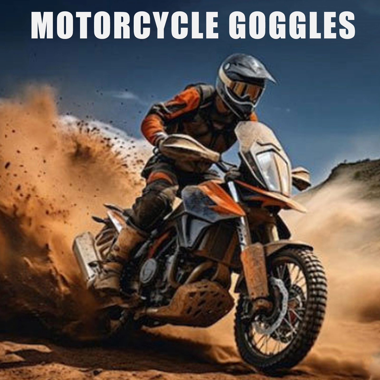 Windproof Anti-Scratch Dustproof Motorcycle Riding Goggles Ski Goggles Racing Goggles view 8