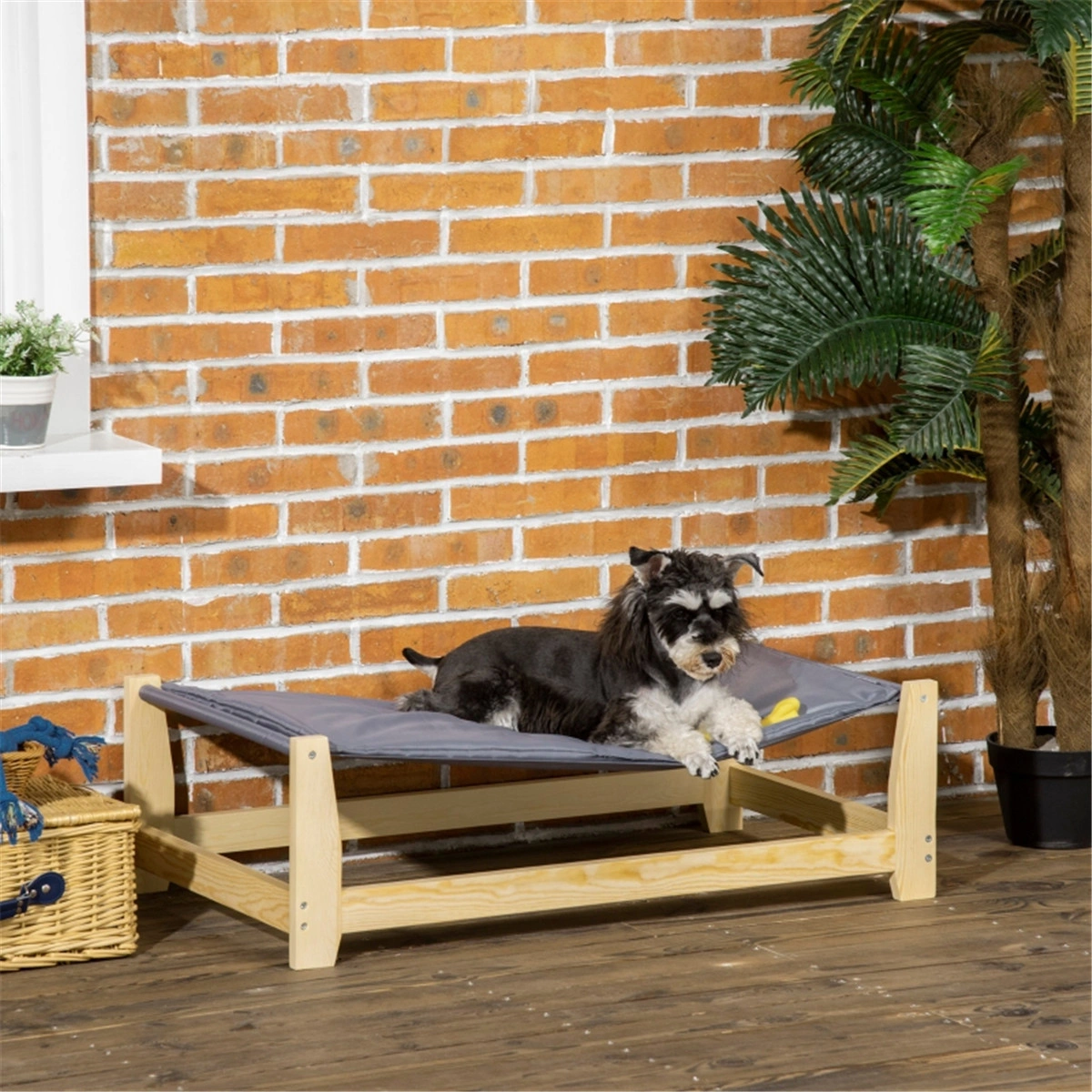 Premium Cat Bed & Dog Cot - Soft Comfortable Pet Bed with Raised Edges, Washable Cozy Pet Crate Mat for Small Medium Dogs & Cats