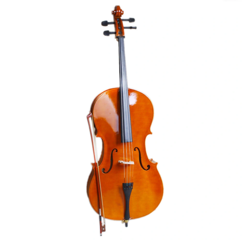 4/4 Full Size Cello Kit - Natural Wood Finish - Includes Cello Bag, Bow, Rosin & Bridge - Traditional Classical Instrument (138 characters) view 6