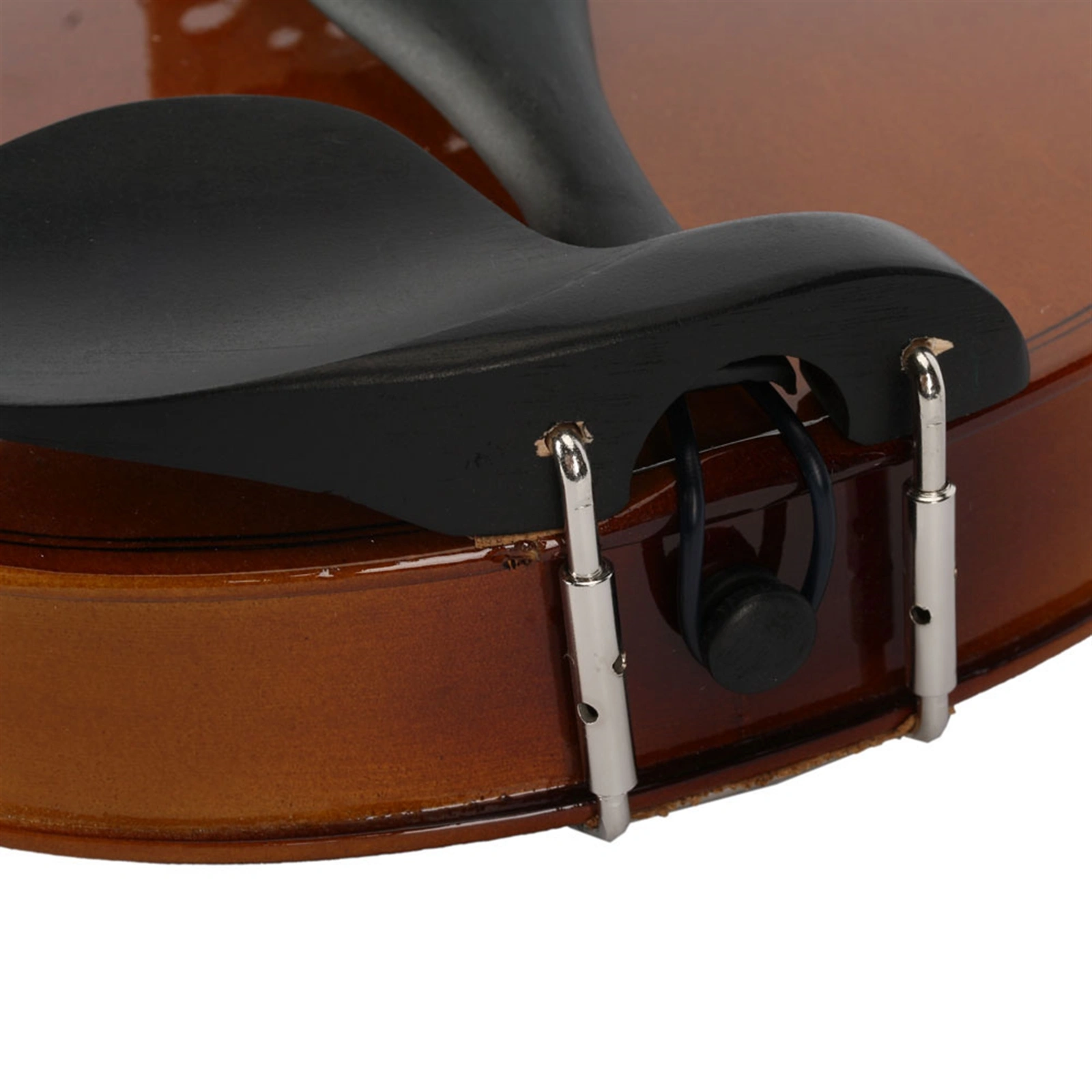 New 1/2 Acoustic Violin Case Bow Rosin Natural view 12