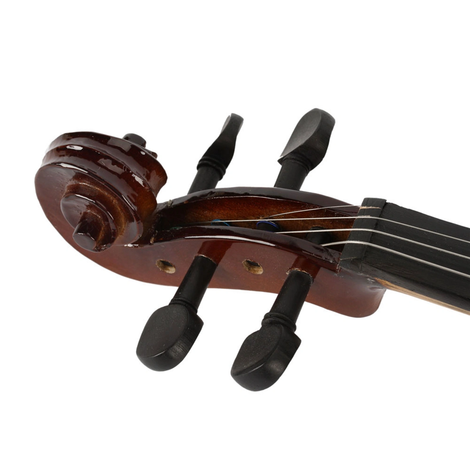 New 1/2 Acoustic Violin Case Bow Rosin Natural view 13
