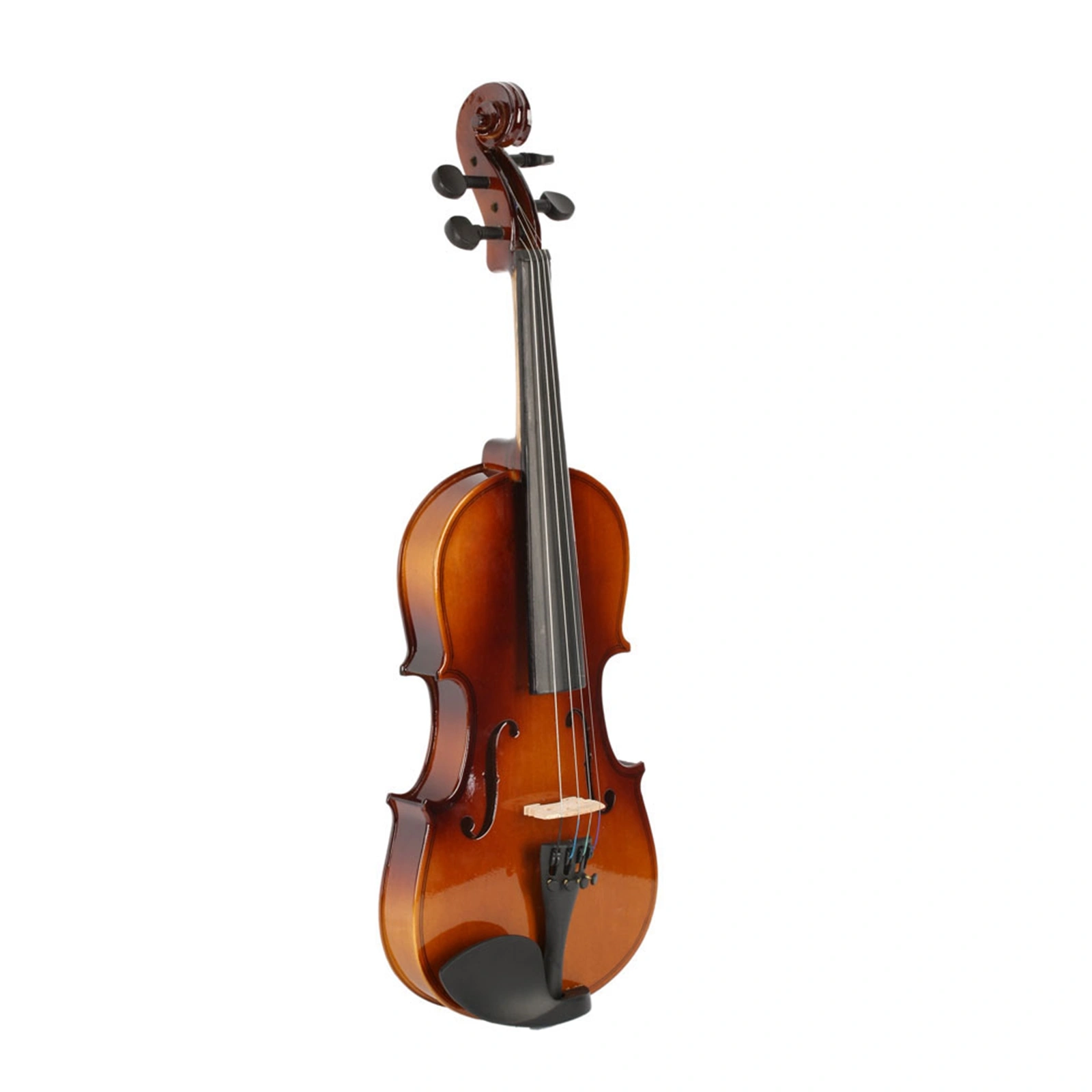 New 1/2 Acoustic Violin Case Bow Rosin Natural view 4