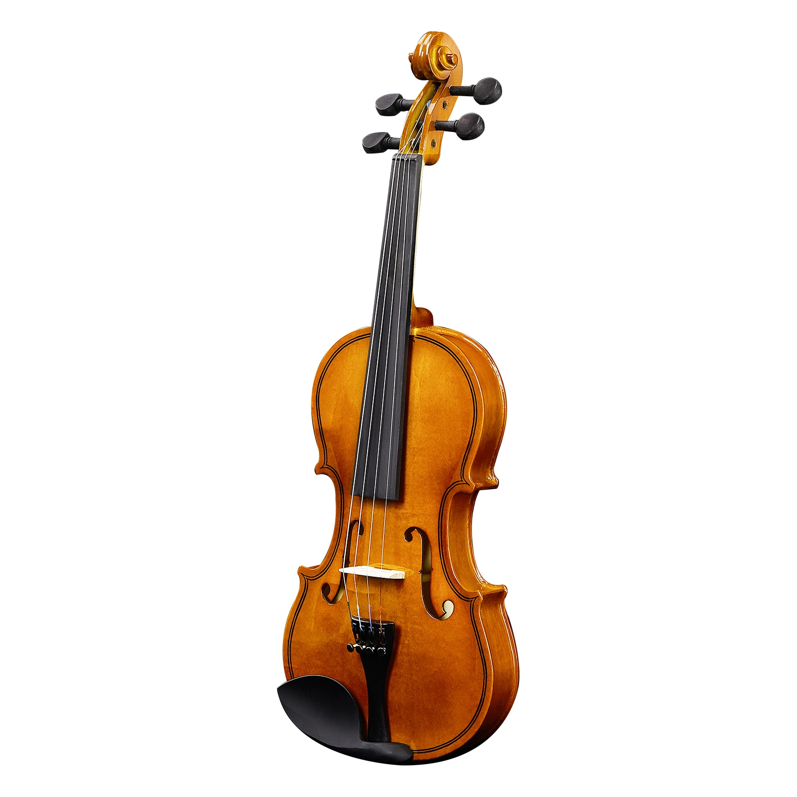 New 1/8 Acoustic Violin with Hard Case,Violin Bow,Shoulder Rest,Rosin,Extra Strings and Sourdine view 2