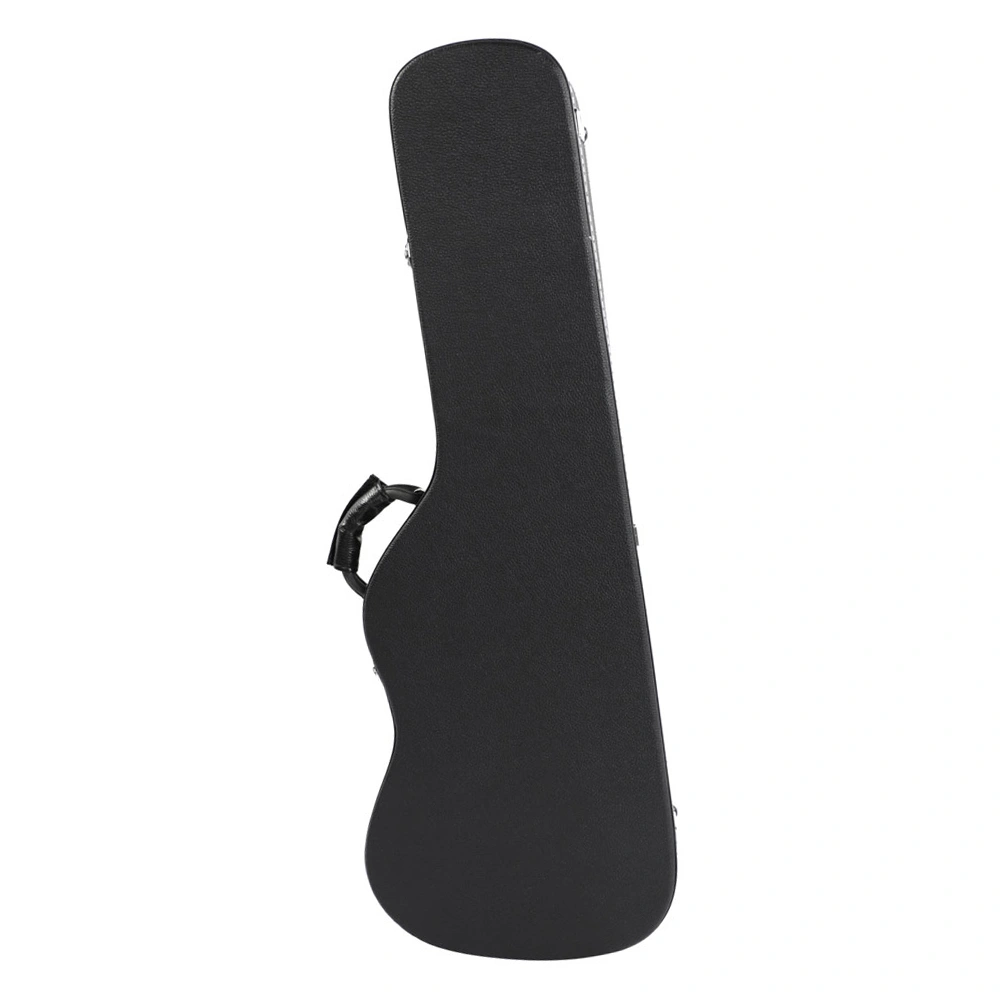 ST Electric Guitar Hard Case High Grade Black Microgroove Flat Surface Straight Flange
