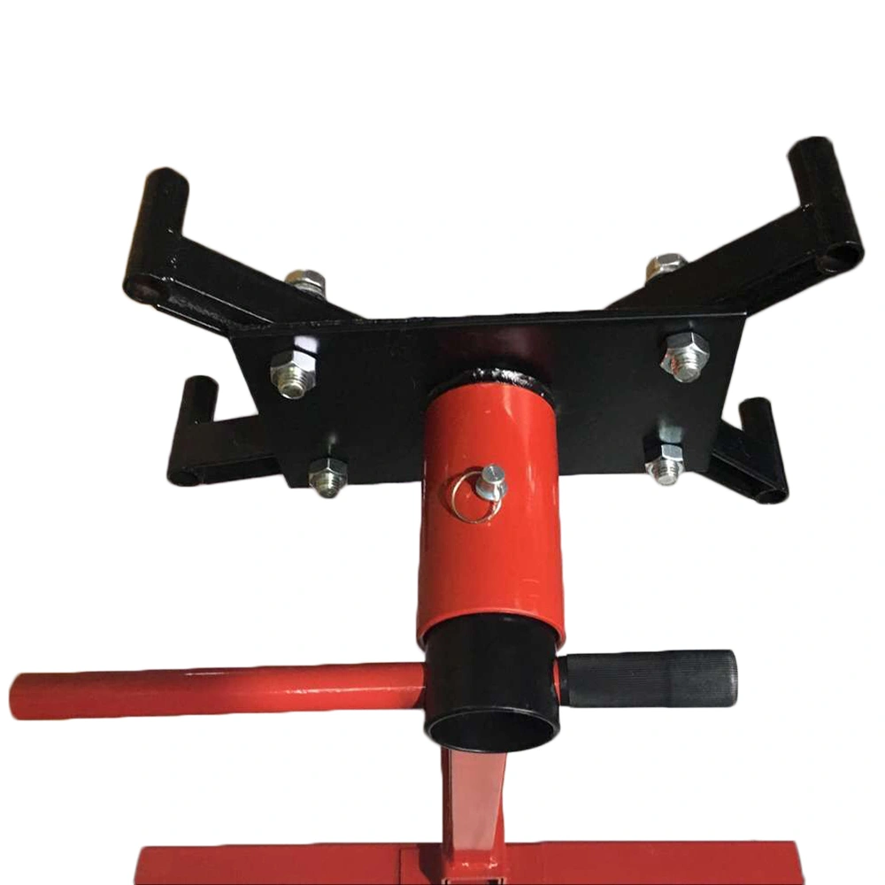 New Shop Engine Stand 1000lb Pro Hoist Automotive Lift Rotating 4 Leg Type Motor Red view 3