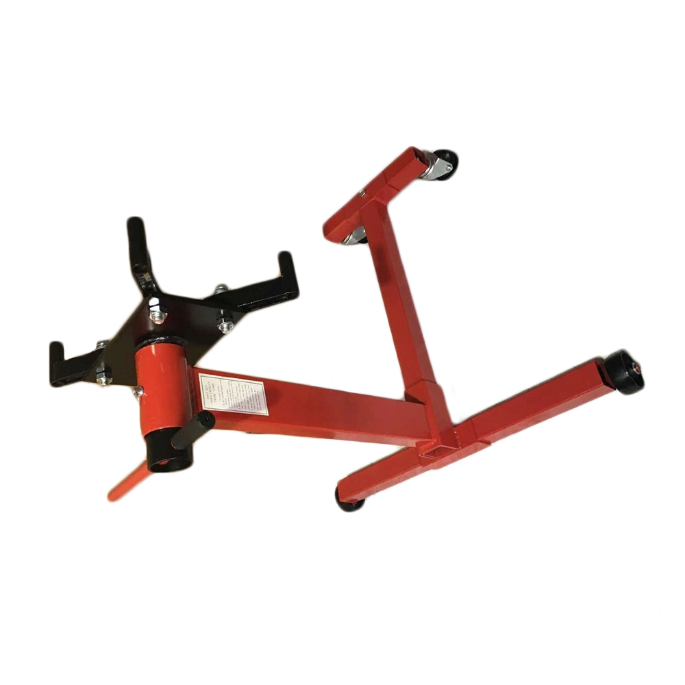 New Shop Engine Stand 1000lb Pro Hoist Automotive Lift Rotating 4 Leg Type Motor Red view 4