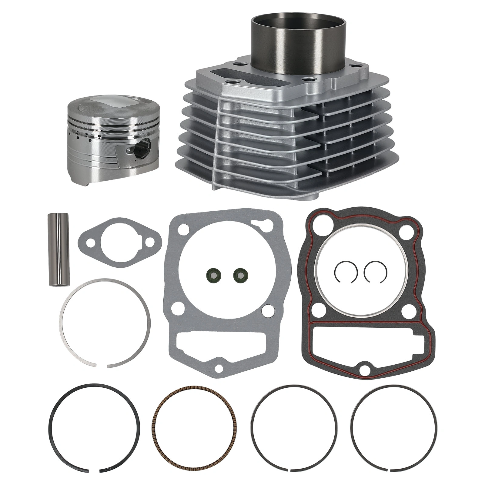 63mm Cylinder Piston Top End Rebuild Kit fit for Honda XR200 XR200R XL200R XR view 6