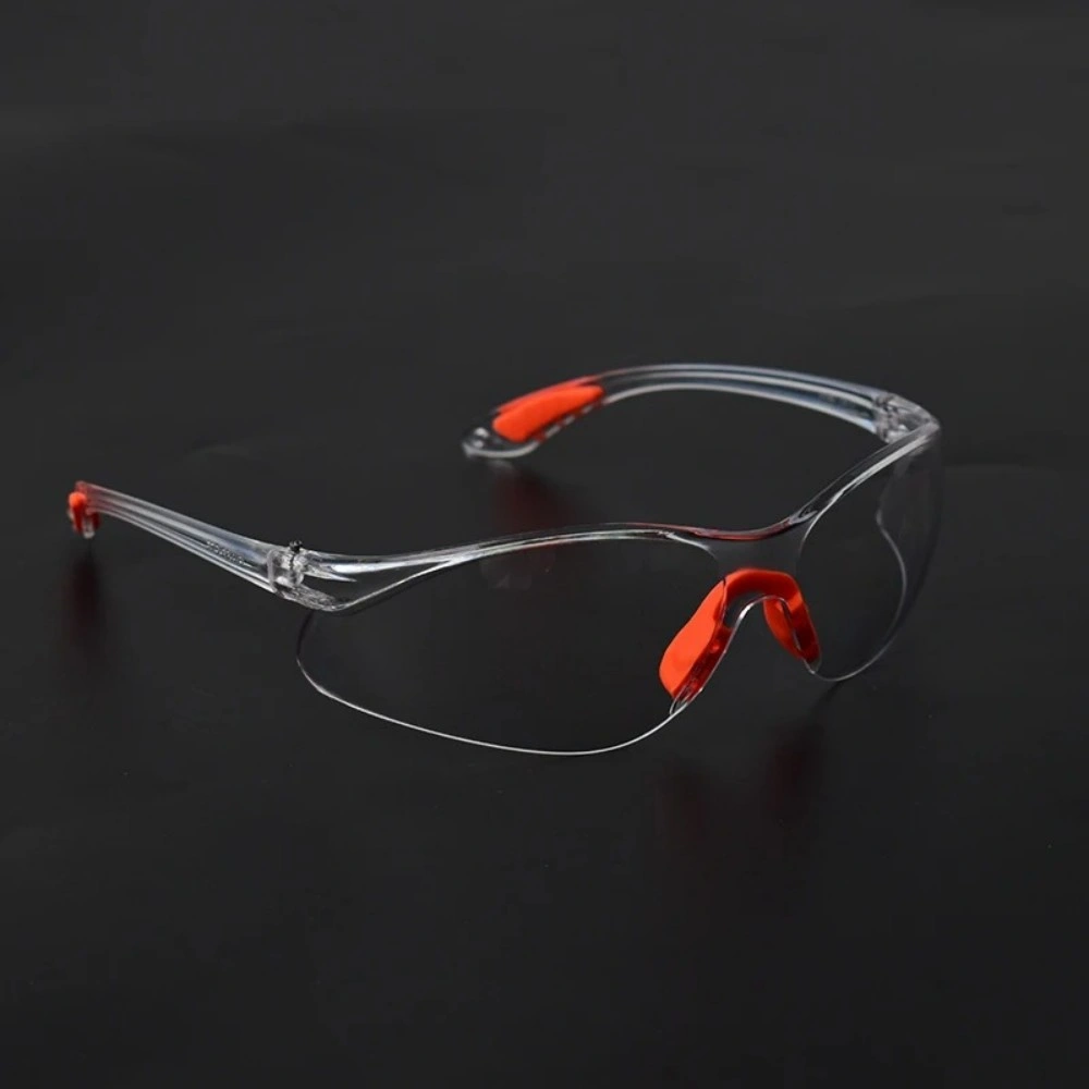 PC Anti-Impact Windproof Dustproof Goggles, Clear Safety Glasses for Riding Lab Work Eye Protection view 3