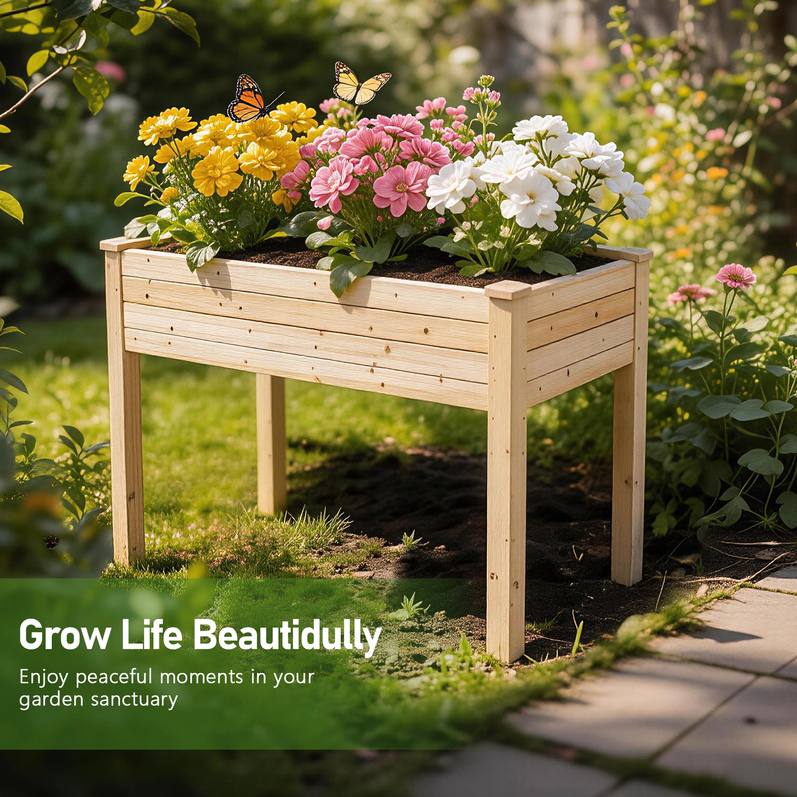 119*57*76cm Wood Planting Frame Tall Foot Type(SAME AS 72665270) view 17