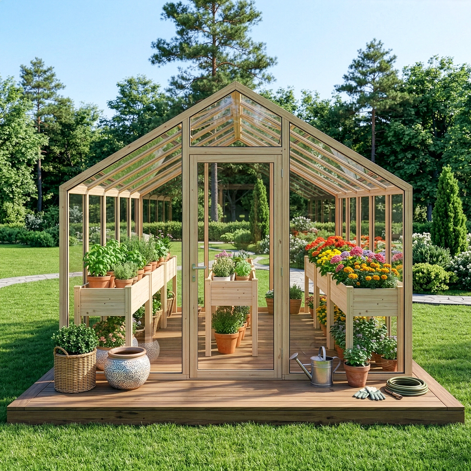 119*57*76cm Wood Planting Frame Tall Foot Type(SAME AS 72665270) view 24