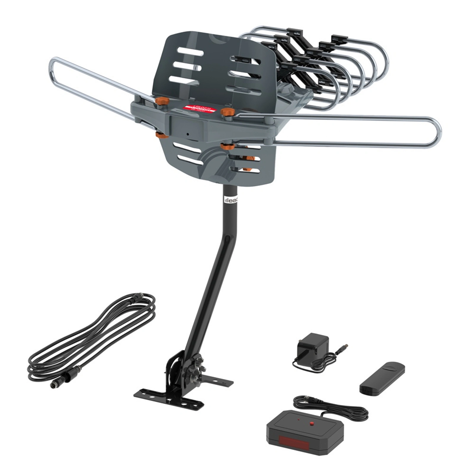 360° Dual Band Outdoor Antenna 28-36dB Gain UV Resistant with US Plug view 17