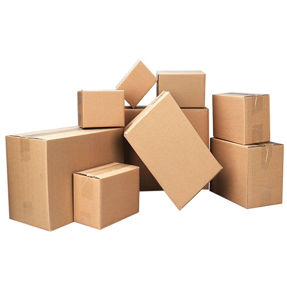 100 Corrugated Paper Boxes 8x6x4"(20.3*15.2*10cm)Yellow view 6