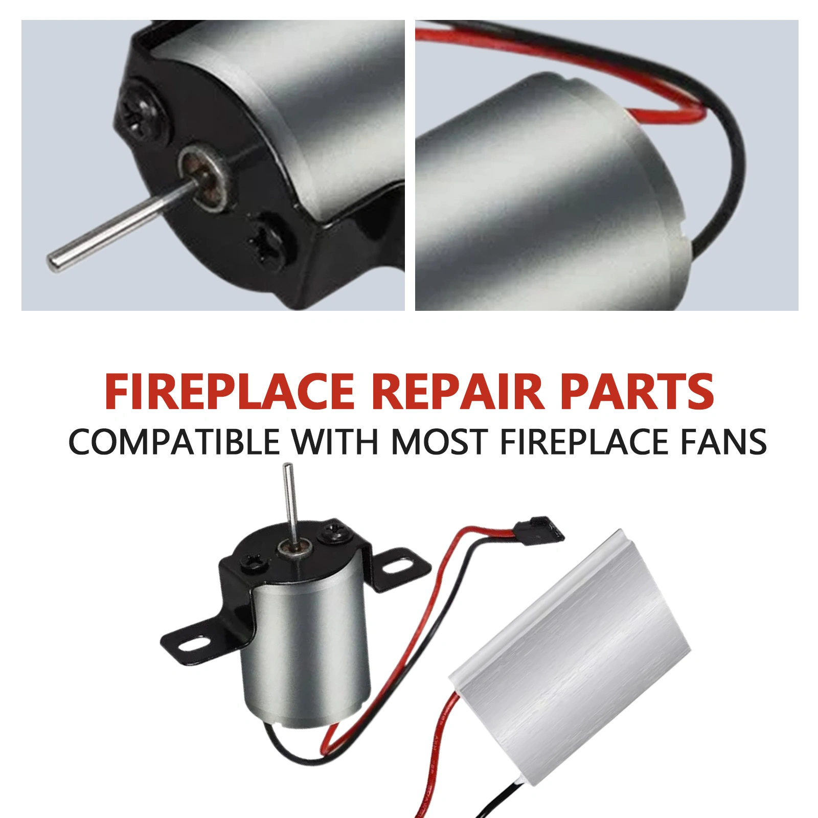 Stove Burner Fan Replacement Motor for Fireplace Heating ECO Friendly Blower Motor Tool view 2
