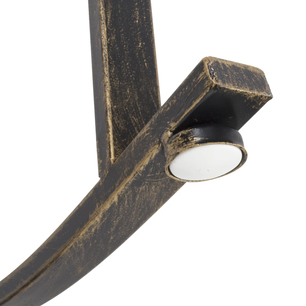 Flat Tube Single Rocking Chair Bronze Color view 3