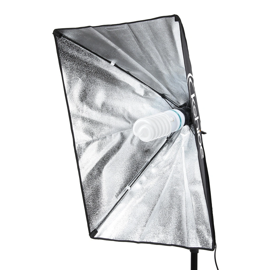 45W Softbox Lighting Kit with 4 White Silver Black Umbrellas, Background Stand & Light Stands for Photography view 16