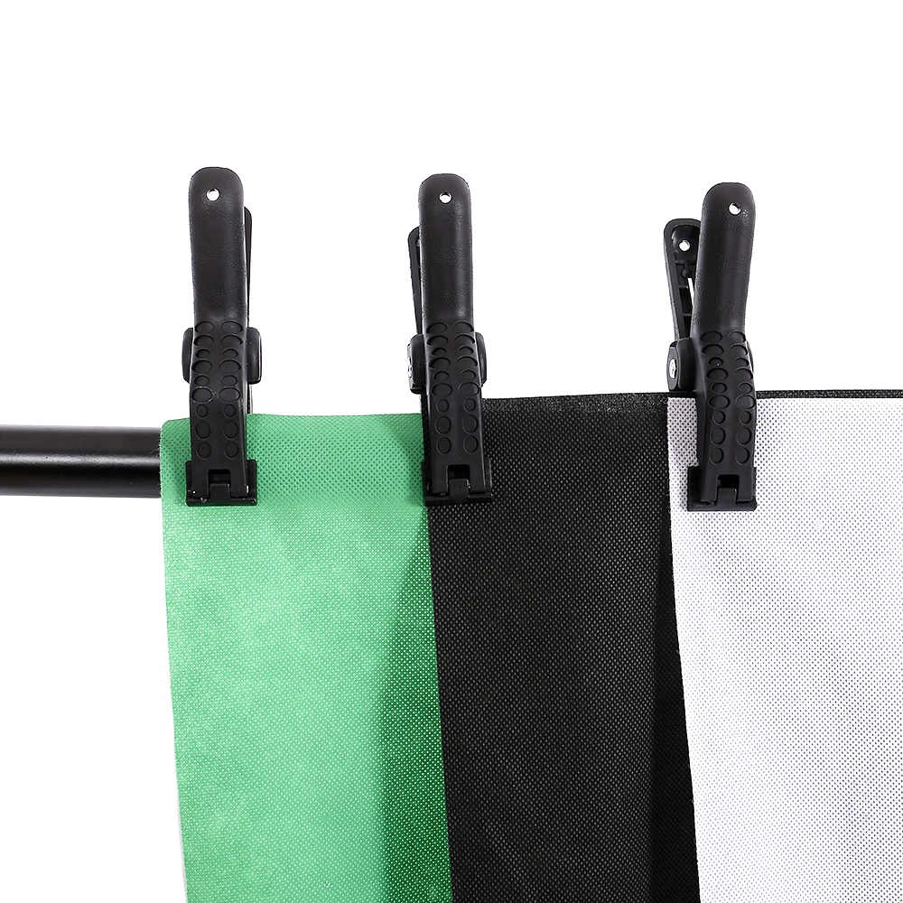 45W Softbox Lighting Kit with 4 White Silver Black Umbrellas, Background Stand & Light Stands for Photography view 18
