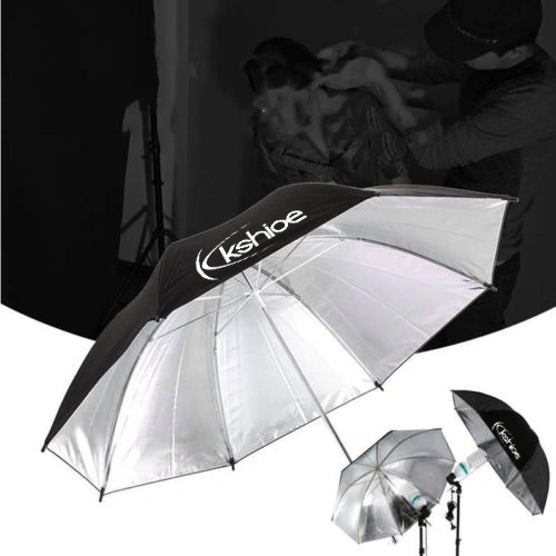 45W Softbox Lighting Kit with 4 White Silver Black Umbrellas, Background Stand & Light Stands for Photography view 23
