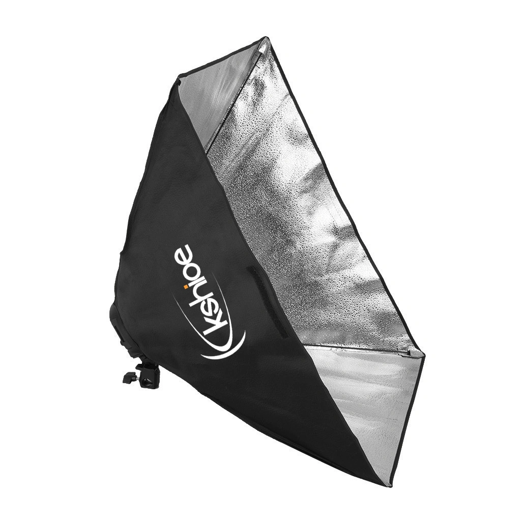 45W Softbox Lighting Kit with 4 White Silver Black Umbrellas, Background Stand & Light Stands for Photography view 28