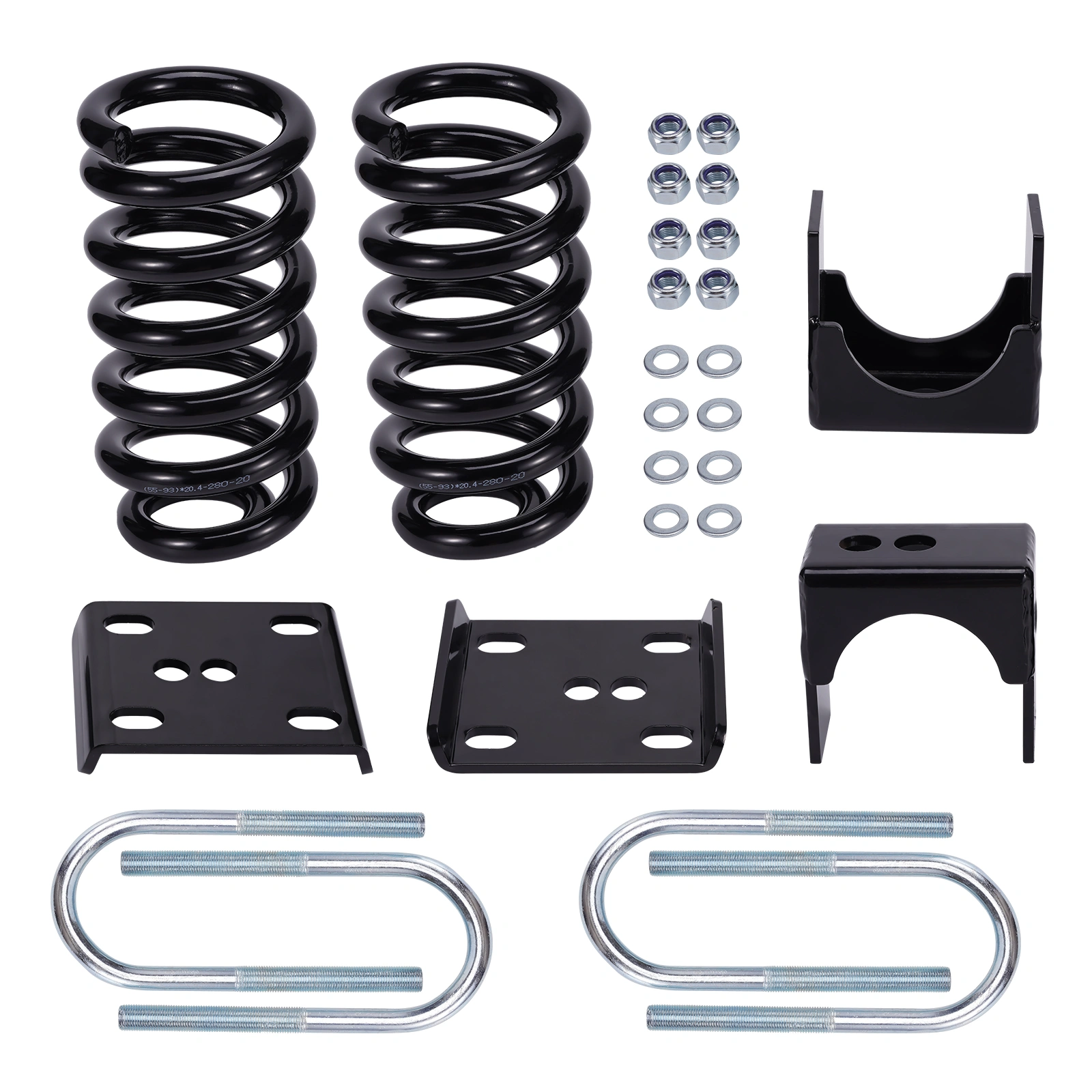 Front 3" Rear 5" Drop Lowering Springs Flip Kit Fit For Chevy C10 GMC C15 1973-1987