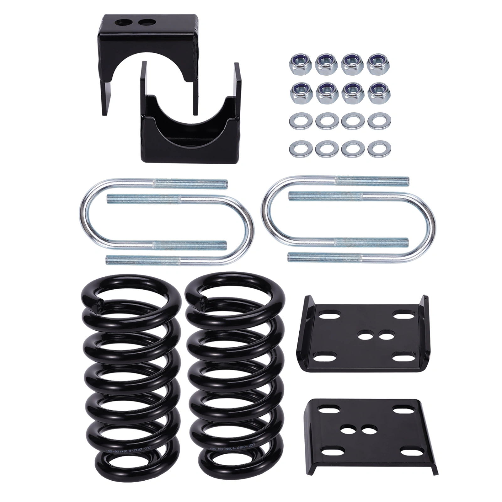 Front 3" Rear 5" Drop Lowering Springs Flip Kit Fit For Chevy C10 GMC C15 1973-1987 view 2