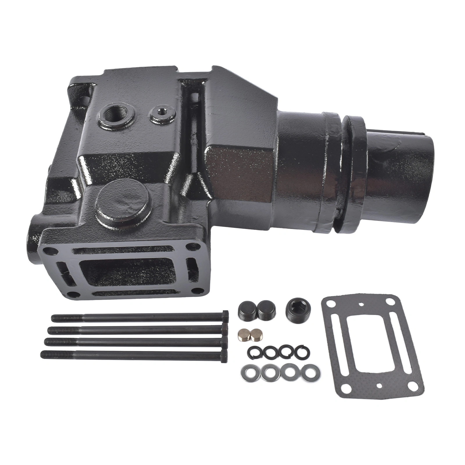 Exhaust Elbow Kit w/Gasket and Mounting Hardware Replacement for Volvo Penta OMC V6 V8 1992-on 913784 3857944 3863061