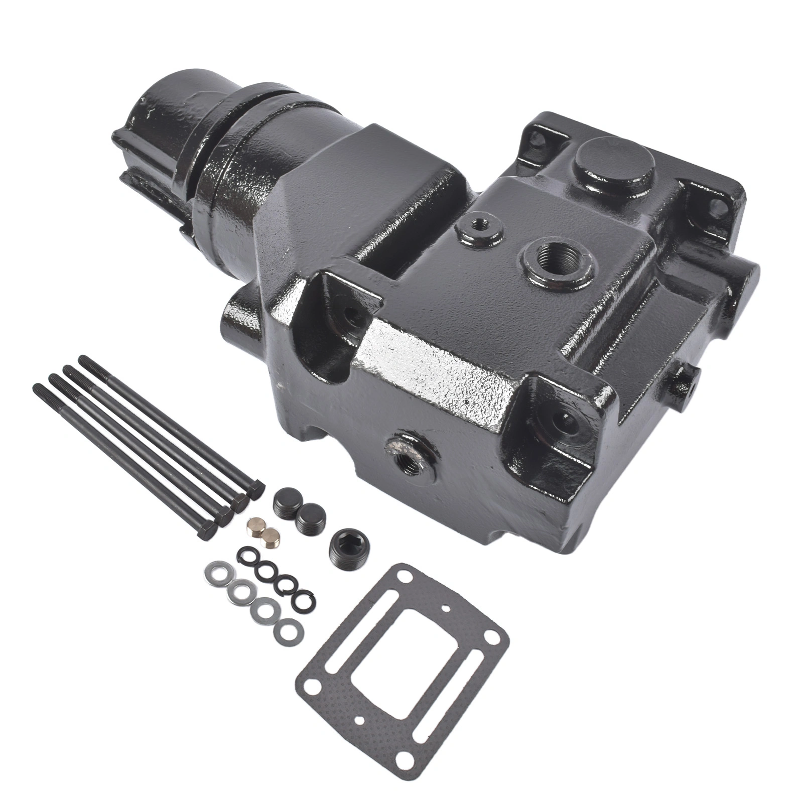 Exhaust Elbow Kit w/Gasket and Mounting Hardware Replacement for Volvo Penta OMC V6 V8 1992-on 913784 3857944 3863061 view 4