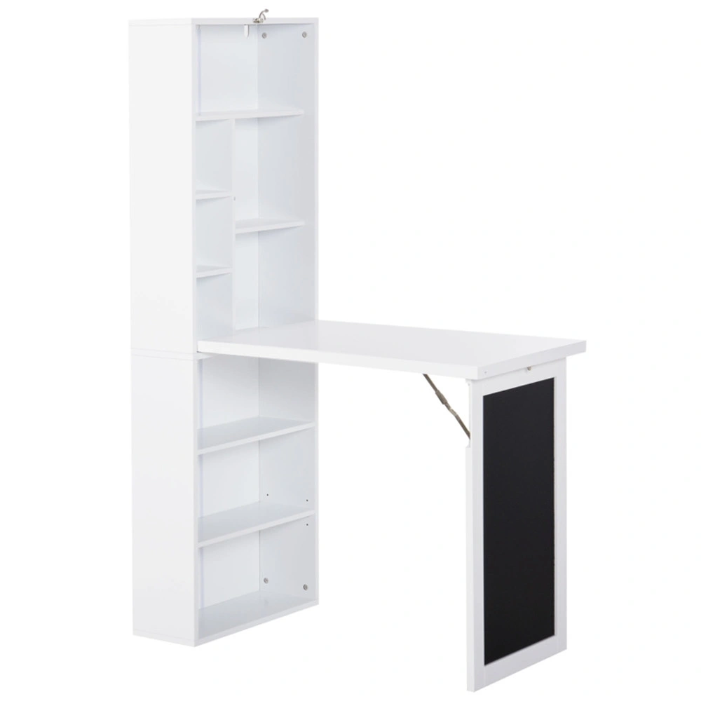 Wall Mount Desk Cabinet - Compact Space-Saving Storage Solution view 3