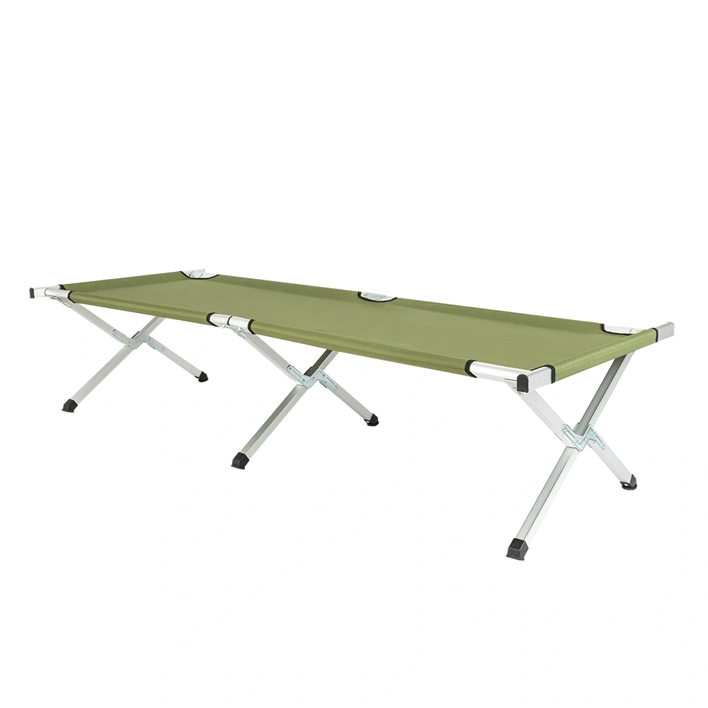 RHB-03A Portable Folding Camping Cot with Carrying Bag Army Green view 2