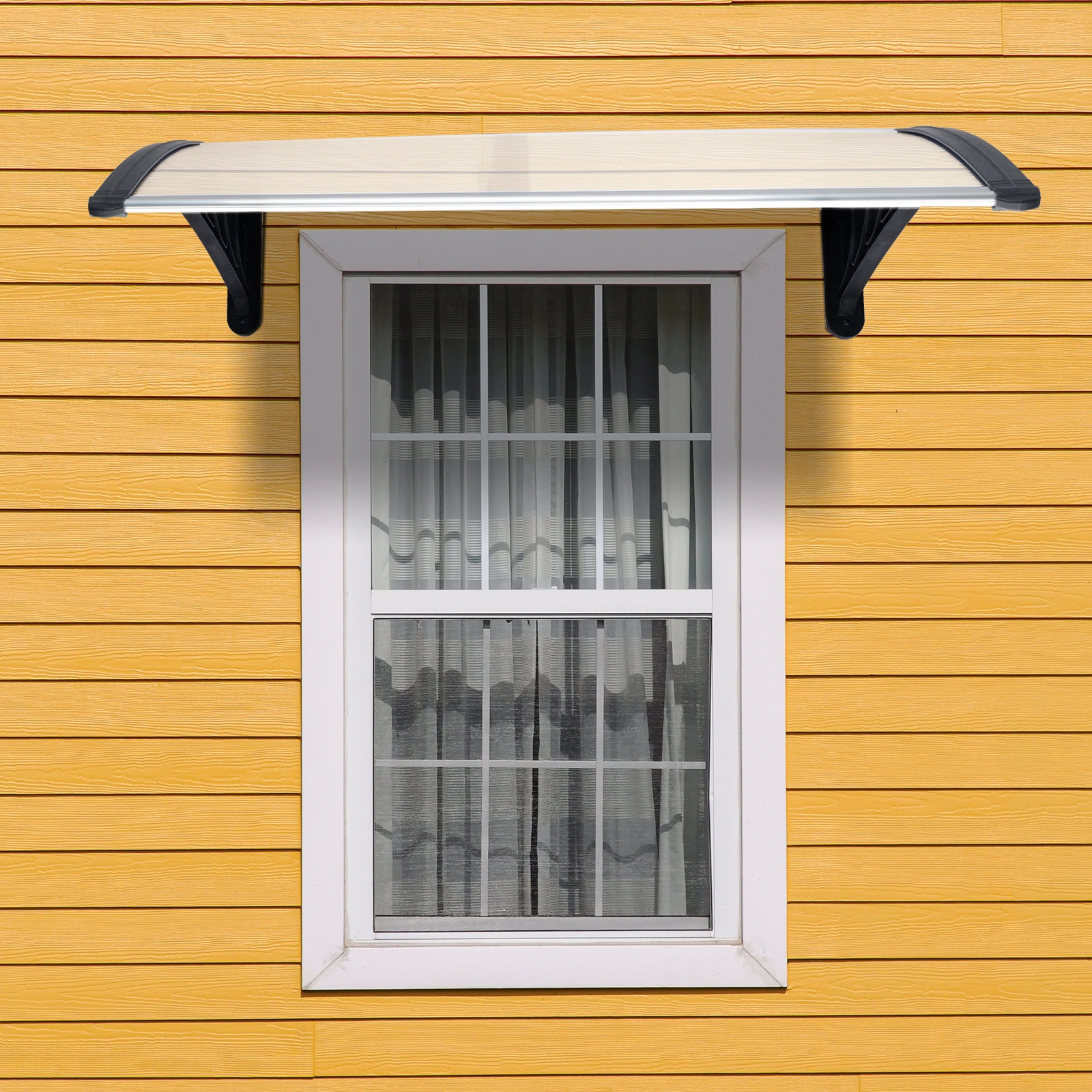 HT-100 x 96cm Household Application Door & Window Rain Cover Eaves Black Holder view 17