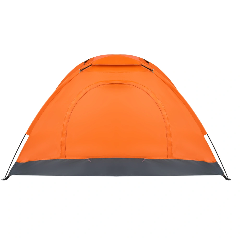 1-Person Waterproof Camping Dome Tent Quick Shelter Outdoor Hiking Orange view 2
