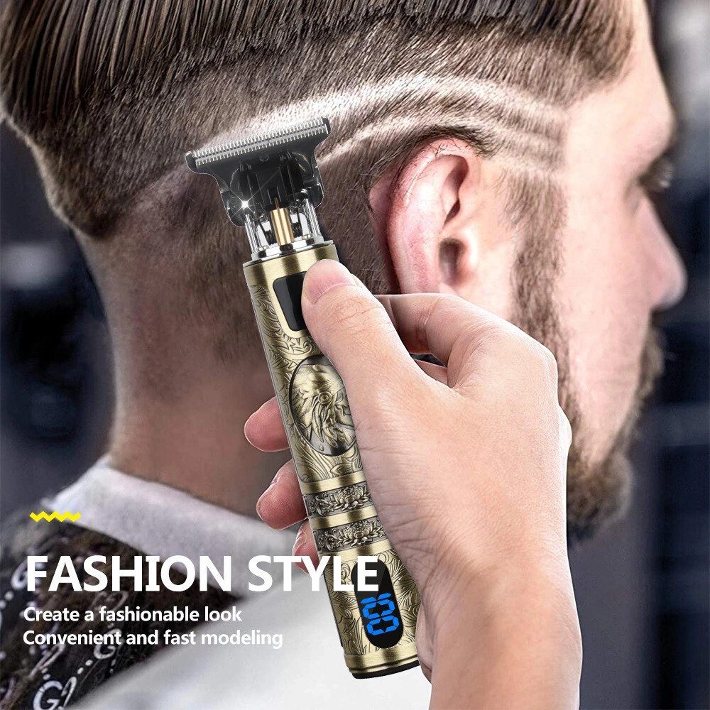 Small LCD Screen Display Professional Men Cordless Hair Clippers Beard Trimmer Cutting Machine Kit view 11