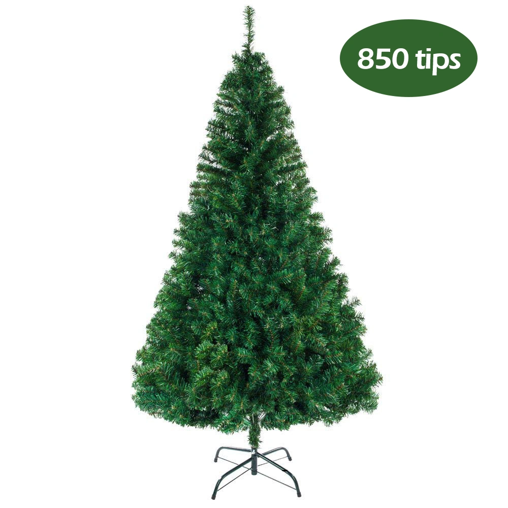 5ft Christmas Tree with 850 Branches, Full Artificial Xmas Tree for Home & Indoor Office Decor