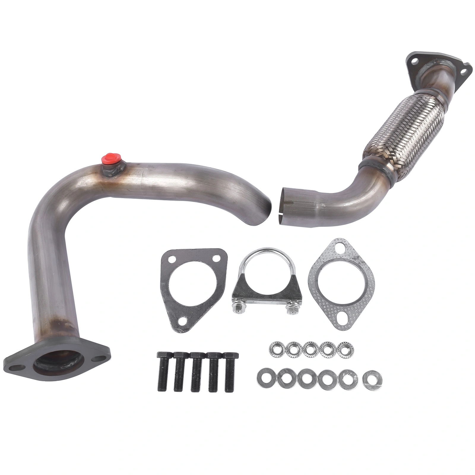 Exhaust Front Flex Pipe 52572 for Buick Encore 2013-2018 Chevy Trax 2015-2019 1.4L L4 GAS DOHC view 2